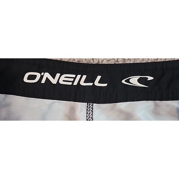 O’Neill Leaf Print Swim Trunks Size 28 Mens Boardshorts Beach Surf GUC - Picture 4 of 8